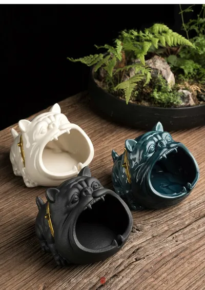Cartoon Dog Ceramic Ashtray