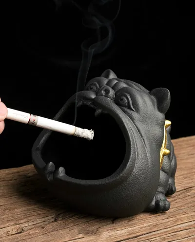 Cartoon Dog Ceramic Ashtray