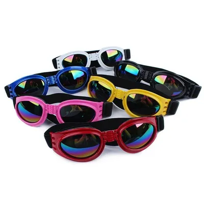 Dog Sunglasses Foldable Medium Size Waterproof Goggles UV Protection Glasses For Pets