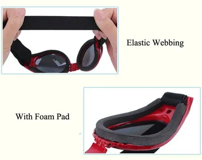 Dog Sunglasses Foldable Medium Size Waterproof Goggles UV Protection Glasses For Pets
