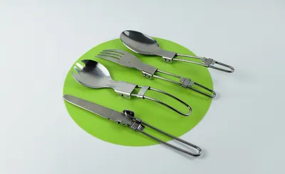 Outdoor Camping Hiking Cookware Tableware Cookware Lightweight Folding Picnic Cooking Hiking Picnic BBQ Tableware Equipment