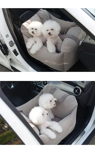 Pet Dog Car Carrier Seat Waterproof Basket Portable Car Seat Safety Travelling Mesh Hanging Bags Breathable Beds & Sofas
