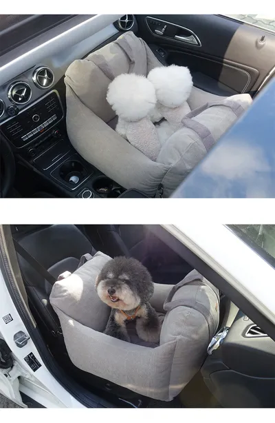 Pet Dog Car Carrier Seat Waterproof Basket Portable Car Seat Safety Travelling Mesh Hanging Bags Breathable Beds & Sofas