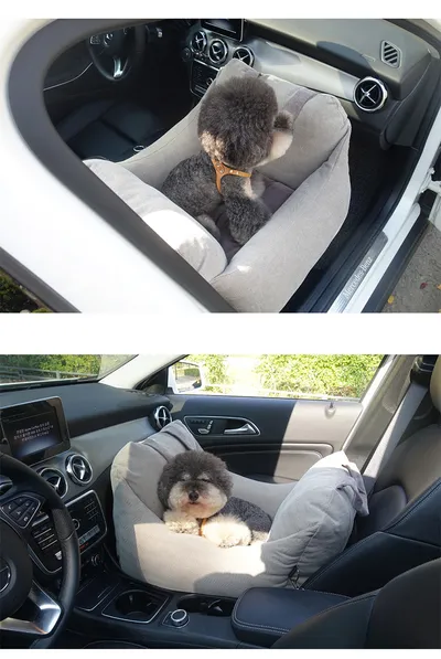 Pet Dog Car Carrier Seat Waterproof Basket Portable Car Seat Safety Travelling Mesh Hanging Bags Breathable Beds & Sofas