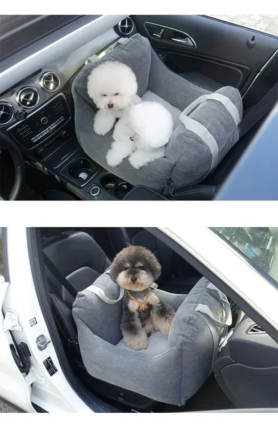 Pet Dog Car Carrier Seat Waterproof Basket Portable Car Seat Safety Travelling Mesh Hanging Bags Breathable Beds & Sofas
