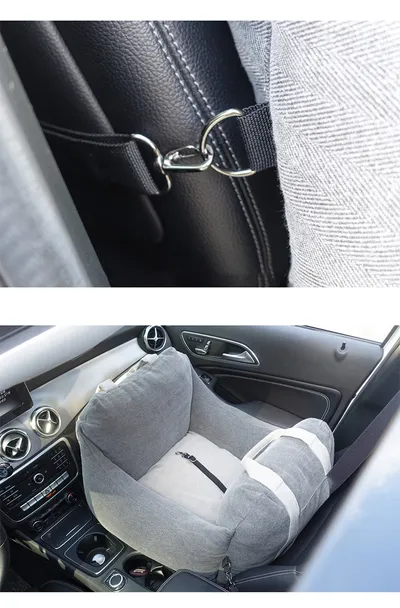 Pet Dog Car Carrier Seat Waterproof Basket Portable Car Seat Safety Travelling Mesh Hanging Bags Breathable Beds & Sofas