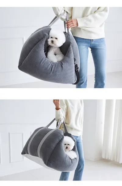 Pet Dog Car Carrier Seat Waterproof Basket Portable Car Seat Safety Travelling Mesh Hanging Bags Breathable Beds & Sofas