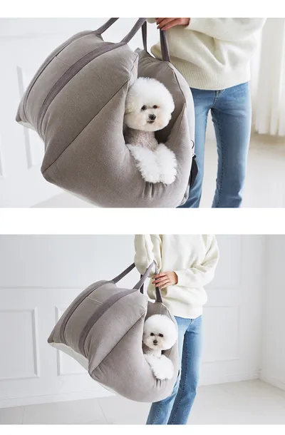 Pet Dog Car Carrier Seat Waterproof Basket Portable Car Seat Safety Travelling Mesh Hanging Bags Breathable Beds & Sofas
