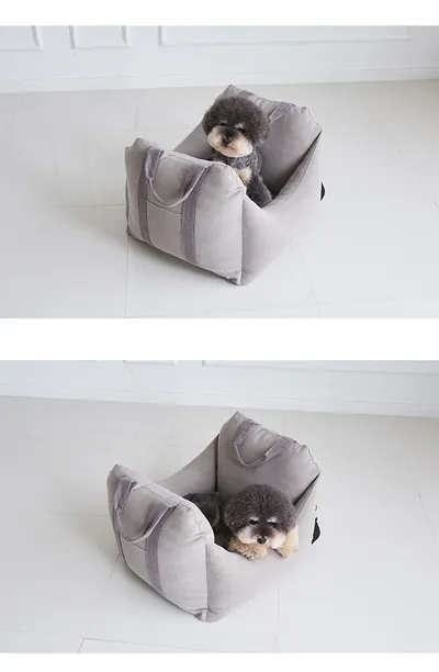 Pet Dog Car Carrier Seat Waterproof Basket Portable Car Seat Safety Travelling Mesh Hanging Bags Breathable Beds & Sofas