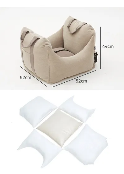 Pet Dog Car Carrier Seat Waterproof Basket Portable Car Seat Safety Travelling Mesh Hanging Bags Breathable Beds & Sofas