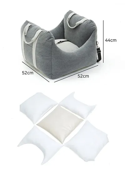 Pet Dog Car Carrier Seat Waterproof Basket Portable Car Seat Safety Travelling Mesh Hanging Bags Breathable Beds & Sofas