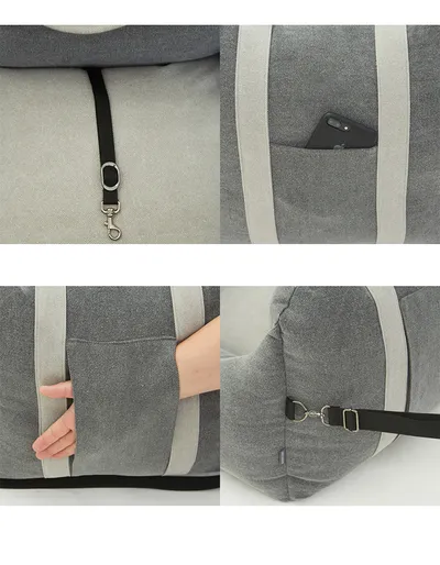 Pet Dog Car Carrier Seat Waterproof Basket Portable Car Seat Safety Travelling Mesh Hanging Bags Breathable Beds & Sofas