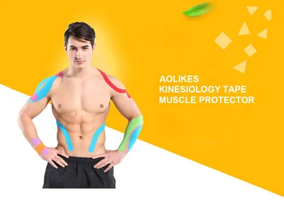 Cotton Sports Tape 5cm Muscle Stick  Intramuscular Effect