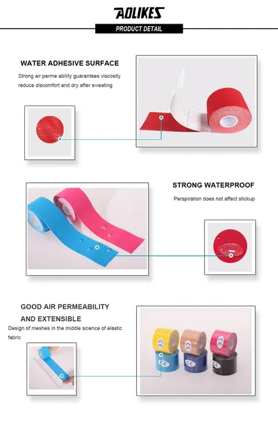 Cotton Sports Tape 5cm Muscle Stick  Intramuscular Effect