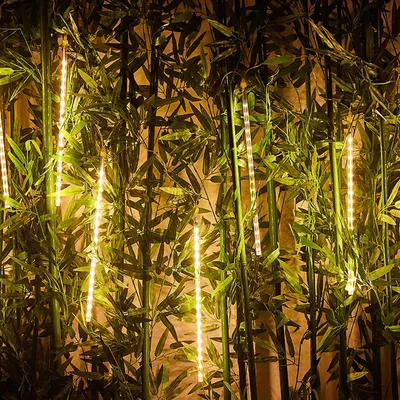 Led Meteor Rain Lantern Garden Light