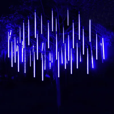 Led Meteor Rain Lantern Garden Light