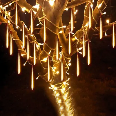 Led Meteor Rain Lantern Garden Light