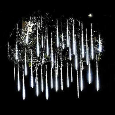 Led Meteor Rain Lantern Garden Light