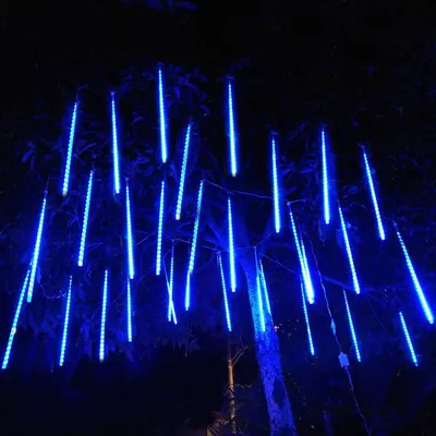 Led Meteor Rain Lantern Garden Light