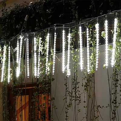 Led Meteor Rain Lantern Garden Light
