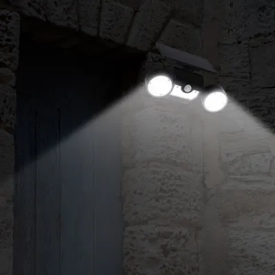 Solar lighting wall light
