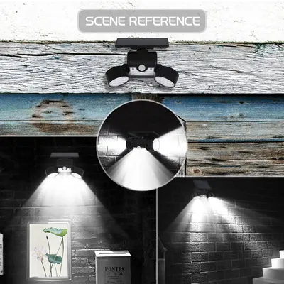 Solar lighting wall light