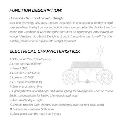 Solar lighting wall light