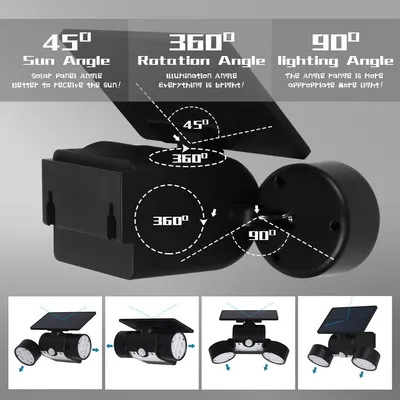Solar lighting wall light