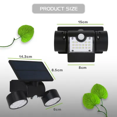 Solar lighting wall light
