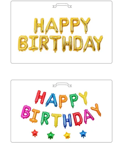 Alphabet aluminum balloons