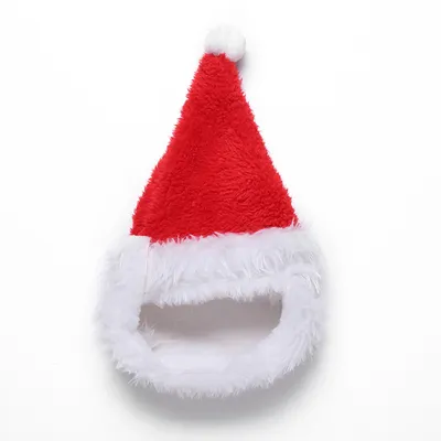 Pet christmas hat bib