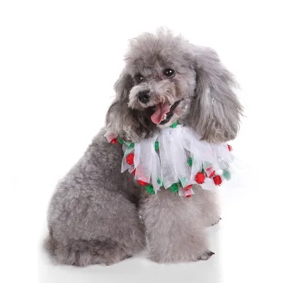 Pet christmas hat bib