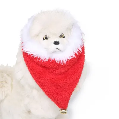 Pet christmas hat bib