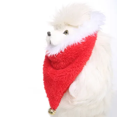 Pet christmas hat bib
