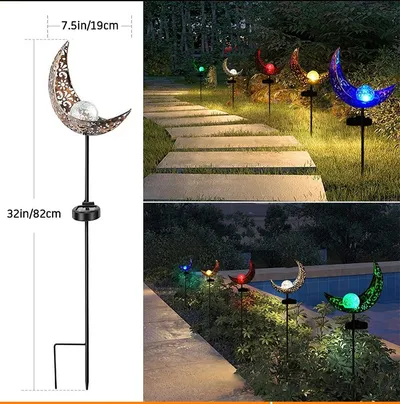 LED Solar Flame Light