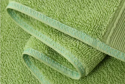Cotton thickened plain colored bath towel