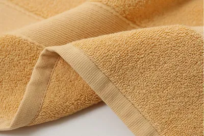 Cotton thickened plain colored bath towel