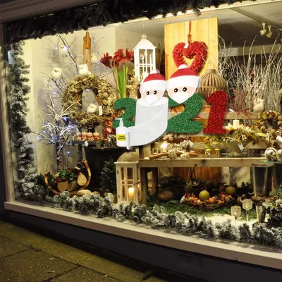 Glass sticker christmas