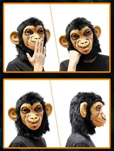 Holy Day Mask Christmas Ball Orangutan Styling Mask Party Mask Game Funny Party Supplies