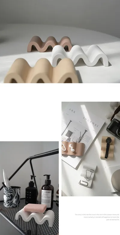 Home storage still life ornaments