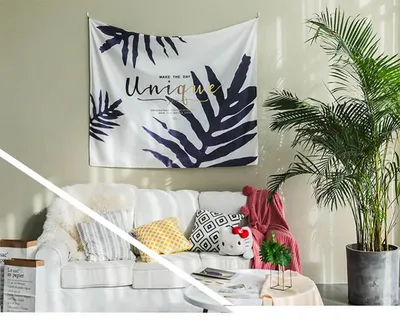 Hanging beach towels and beach blankets