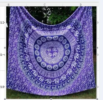 Hanging beach towels and beach blankets