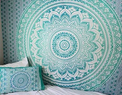 Hanging beach towels and beach blankets