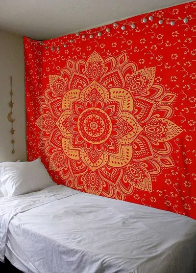 Hanging beach towels and beach blankets