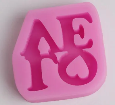 Love silicone mold wedding decoration fondant cake