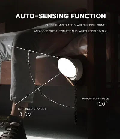 360 ° Rotary Sensor Light