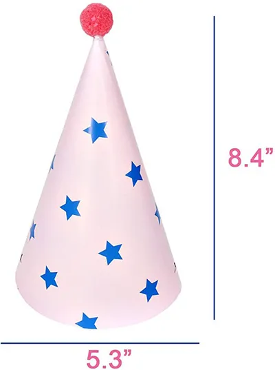 Colorful party hats