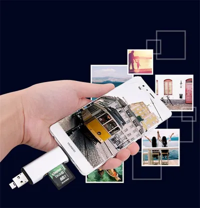 Multi-function OTG card reader