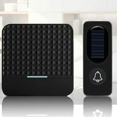 Solar-powered wireless doorbell