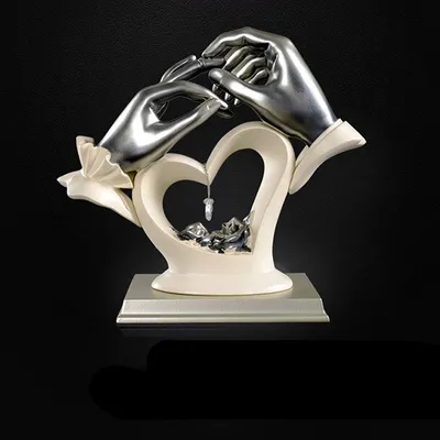 Hand Heart-shaped Crystal Figurines Home Decor Accessorie Decoration Crafts Figurines Miniatures Ornaments Wedding Gift R800